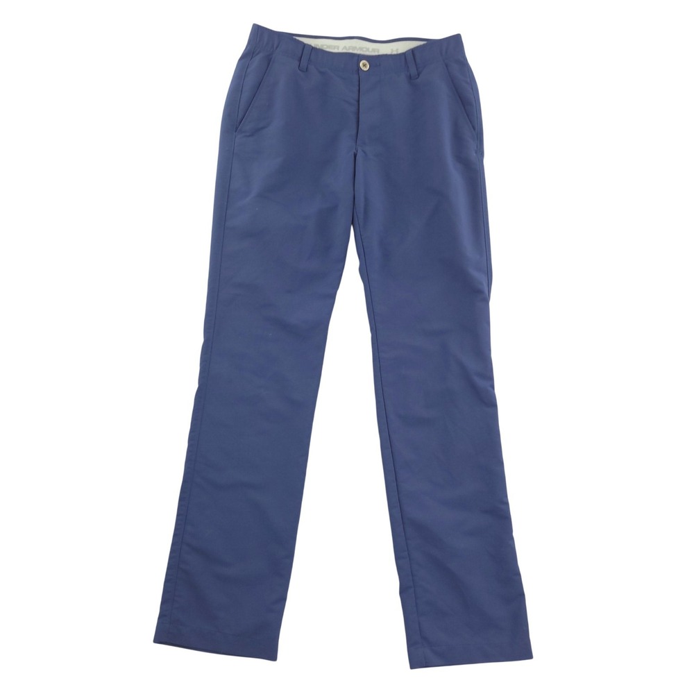Under Armour Match Play Pants‎ Mens 32x34 Blue Stretch Golf Chino Performance